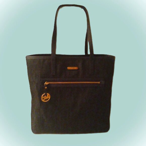 Michael Kors Kempton Large Blue Denim Tote Style #38S7XKPT9C - Picture 1 of 8